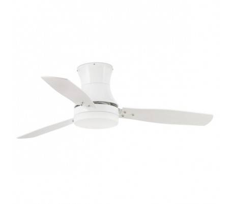 Ventilateurs de plafond avec lumière Faro TONSAY Ø132 CMS blancs 2xE27 15W 3 pales