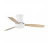 Ventilateurs de plafond avec lumière Faro TONSAY Ø132 CMS blancs 2xE27 15W 3 pales