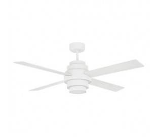 Ventilateurs de plafond avec lumière Faro DISC FAN Ø132 CMS blancs 4 pales LED 35W