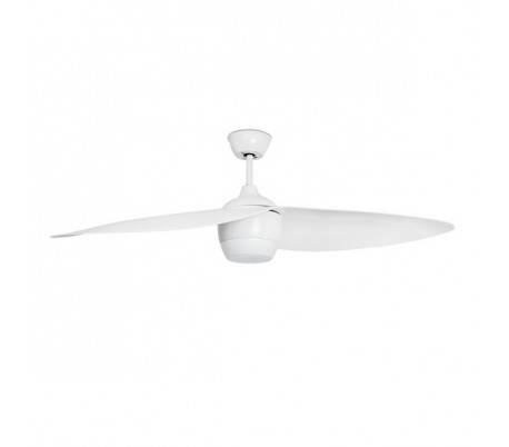Ventilateurs de plafond avec lumière Faro ALASKA Ø132 CMS blancs 2 pales LED 18W