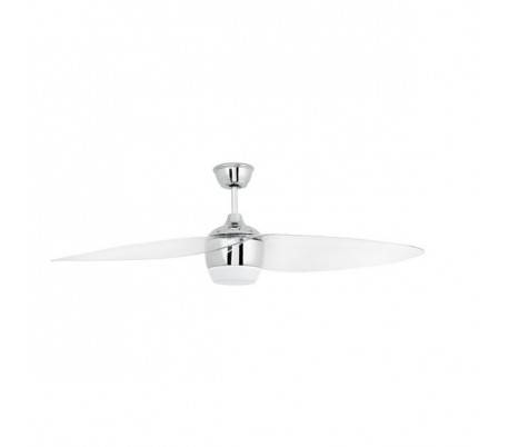 Ventilateurs de plafond avec lumière Faro ALASKA Ø132 CMS chrome 2 pales LED 18W