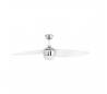 Ventilateurs de plafond avec lumière Faro ALASKA Ø132 CMS chrome 2 pales LED 18W
