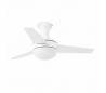 Ventilateurs de plafond avec lumière Faro MINI UFO Ø104 CMS blancs 3 pales 2 x E27 20W