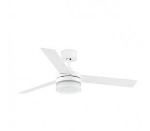 Ventilateurs de plafond avec lumière Faro ICE Ø132 CMS blancs 3 pales LED 12W 3000k
