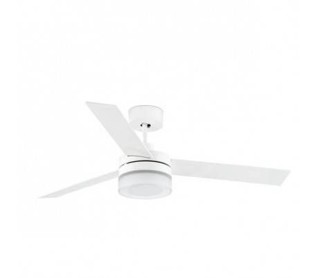 Ventilateurs de plafond avec lumière Faro ICE Ø132 CMS blancs 3 pales LED 12W 3000k