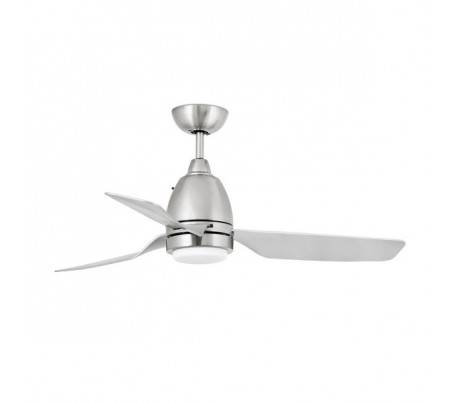 Ventilateurs de plafond avec lumière Faro FOGO Ø112 CMS 3 pales nickel LED 12W