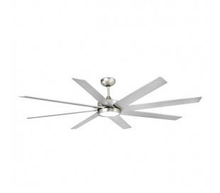 Ventilateurs de plafond avec lumière Faro CENTURY Ø1650 8 pales nickel LED 15W 3000K