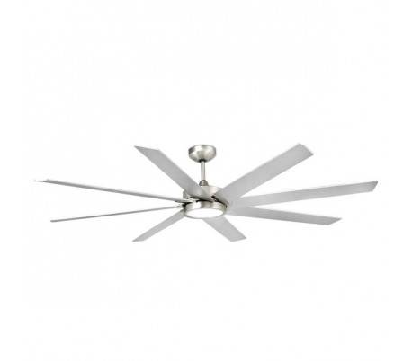 Ventilateurs de plafond avec lumière Faro CENTURY Ø1650 8 pales nickel LED 15W 3000K
