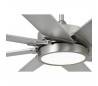 Ventilateurs de plafond avec lumière Faro CENTURY Ø1650 8 pales nickel LED 15W 3000K