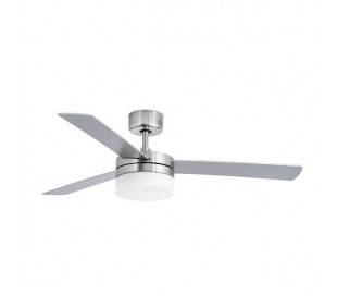 Ventilateurs de plafond avec lumière Faro PANAY Ø122CM nickel 3 pales 2 X E14 40W