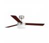 Ventilateurs de plafond avec lumière Faro PANAY Ø122CM nickel 3 pales 2 X E14 40W