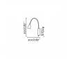 Appliques Faro LOKE LECTOR blancs LED 3W 3000K