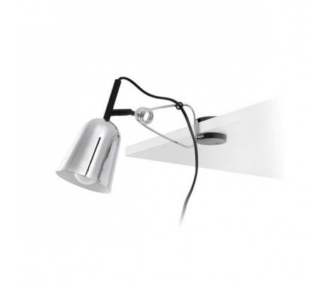 Lampes de bureaux Faro STUDIO pince chrome/blancs mat E14