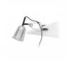Lampes de bureaux Faro STUDIO pince chrome/blancs mat E14