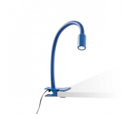 Lampes de bureaux Faro NUKA pince bleu LED 3W 3000K
