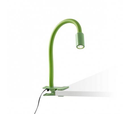 Lampes de bureaux Faro NUKA pince vert PISTACHO LED 3W 3000K