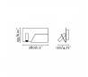 Appliques Faro SUAU Appliques droite blancs USB LED 3W 3000K