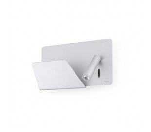 Appliques Faro SUAU Appliques IZQ. grises en argent USB LED 3W 3000K