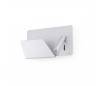 Appliques Faro SUAU Appliques IZQ. grises en argent USB LED 3W 3000K