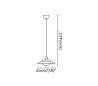 Suspensions Faro SIDE Suspensions Ø200 noirs/cuivre G9 LED 28W