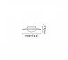 Plafonniers Faro SIDE Plafonniers Ø390 blancs/blancs LED 15W 3000K