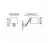 Appliques Faro STELLA Appliques chrome E27 20W