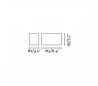 Plafonniers Faro TECTO Plafonniers noirs 2xGU10 50W