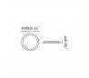 Plafonniers Faro AMI-P Plafonniers blancs LED 15W 2700K