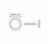 Plafonniers Faro For Plafonniers blancs LED 24W 3000K