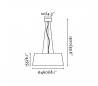 Suspensions Faro AINA Suspensions blancs LED 40W 2700K