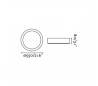 Plafonniers Faro COCOTTE-L Plafonniers noirs LED 42W 2700K