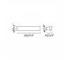 Appliques Faro CONIK Appliques aluminium LED 8W 3000K