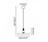 Suspensions Faro PLANET Suspensions cuivre LED 12W 3000K
