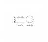 Plafonniers Faro JANET Plafonniers rouge/blancs E27 MAX 20W