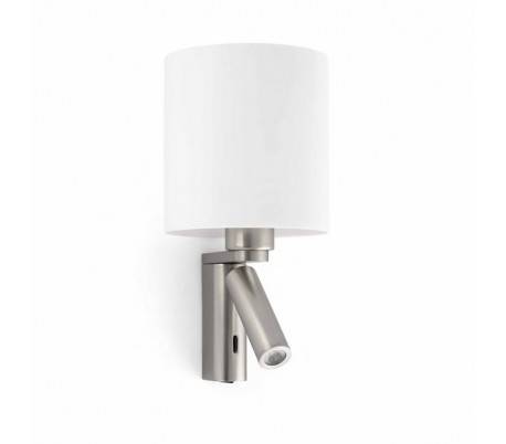 Appliques Faro ROB Appliques nickel E27 60W LED 3W 3000K