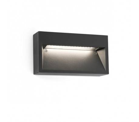 Eclairage extérieur Appliques Faro PATH Appliques grises foncé LED 9W 3000K