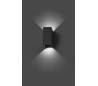 Eclairage extérieur Appliques Faro BLIND Appliques grises foncé LED 6W 3000K