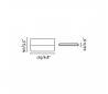 Eclairage extérieur Appliques Faro ADAY-2 Appliques blancs LED 12W 3000K