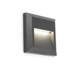 Eclairage extérieur Appliques Faro GRANT-C Appliques grises foncé LED 1W 3000K
