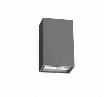 Eclairage extérieur Appliques Faro LING Appliques grises foncé LED 6W 4000K