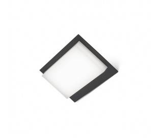 Eclairage extérieur Appliques Faro VERTICE Appliques grises foncé LED 9W 3000K