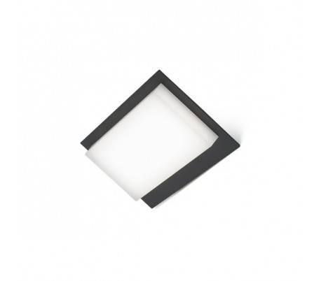 Eclairage extérieur Appliques Faro VERTICE Appliques grises foncé LED 9W 3000K