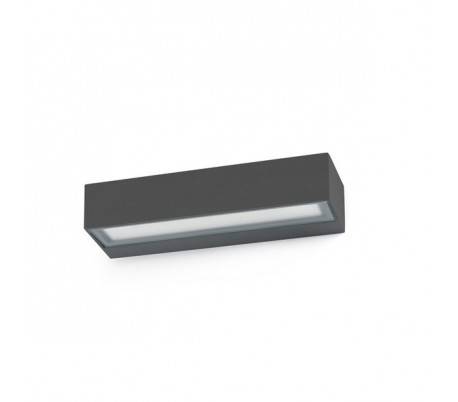 Eclairage extérieur Appliques Faro TOLUCA Appliques grises foncé LED 16W 3000K