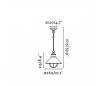 Eclairage extérieur Suspensions Faro NAUTICA-P Suspensions marrón/cuivre E27 11W