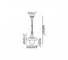 Eclairage extérieur Suspensions Faro MITRA Suspensions marrón brossé E27 60W