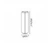 Eclairage extérieur Balises Faro BU-OH Balises grises foncé H26 LED 12W 3000K