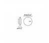 Eclairage extérieur Appliques Faro CODE Appliques grises foncé LED 2W 4000K