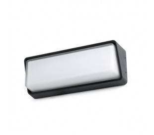 Eclairage extérieur Appliques Faro HALF Appliques grises foncé LED 20W 3000K
