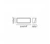 Eclairage extérieur Appliques Faro HALF Appliques grises foncé LED 20W 3000K