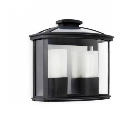 Eclairage extérieur Appliques Faro CERES-2 noirs Appliques 2 x E27 20W